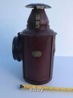 Vintage 1920's Adams & Westlake, Chicago Railroad Lantern