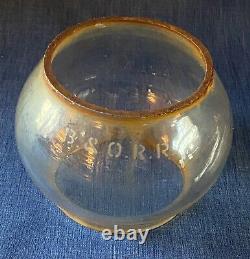 Vintage 1925 Armspear New York B&O Railroad Lantern Clear Globe Adlake Kero