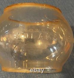 Vintage 1925 Armspear New York B&O Railroad Lantern Clear Globe Adlake Kero