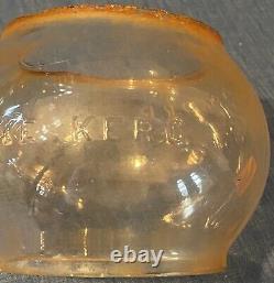 Vintage 1925 Armspear New York B&O Railroad Lantern Clear Globe Adlake Kero