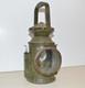 Vintage 1944 RAILROAD TRAIN OIL LAMP Signal Pratt Antique With Red Blue Lens
