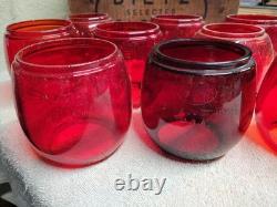 Vintage 1968 Dietz Railroad Globes Lot Of 9 Original Box #10 E And Others