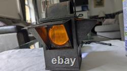 Vintage 3-way Railway Signal Oil Lamp Lantern with burner