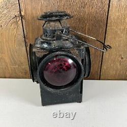 Vintage 4 Signal Railroad Signal Lantern Dressel Arlington NJ USA RR Light