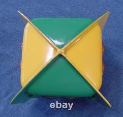 Vintage 4 Way Switch Lamp Yellow Green Lens Railroad Light Railway Lamp Signal