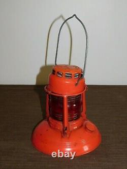 Vintage 7 1/2 High Dietz #40 Traffic Gard Syracuse Ny Railroad Lantern