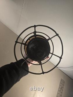 Vintage A&W Co. Railroad Lantern With Amber Etched Globe