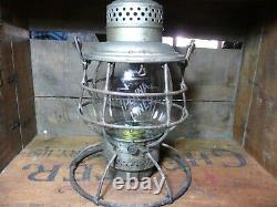 Vintage ADAMS and WESTLAKE Pennsylvania Lines Railroad lantern