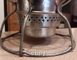 Vintage ADLAKE Kerosene LANTERN Railroad Train RED GLASS BULB $ no reserve $