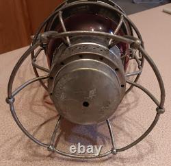 Vintage ADLAKE Kerosene LANTERN Railroad Train RED GLASS BULB $ no reserve $