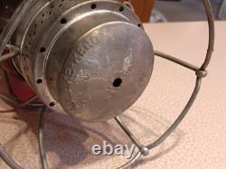 Vintage ADLAKE Kerosene LANTERN Railroad Train RED GLASS BULB $ no reserve $