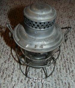 Vintage Adams Adlake Kero 2-41 Soo Line Railroad Globe Lantern Lamp Railroadiana