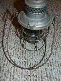 Vintage Adams Adlake Kero 2-41 Soo Line Railroad Globe Lantern Lamp Railroadiana