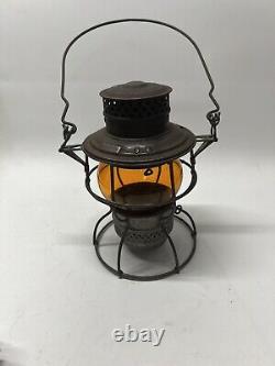 Vintage Adams & Westlake Co. Railroad Lantern C. & N. W. R. Y. Adlake-Kero