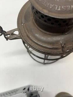 Vintage Adams & Westlake Co. Railroad Lantern C. & N. W. R. Y. Adlake-Kero