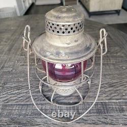 Vintage Adams & Westlake Co. Railroad Train Lantern Kerosene Lamp