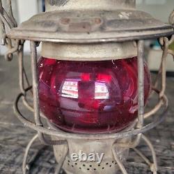 Vintage Adams & Westlake Co. Railroad Train Lantern Kerosene Lamp