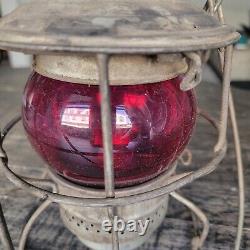 Vintage Adams & Westlake Co. Railroad Train Lantern Kerosene Lamp