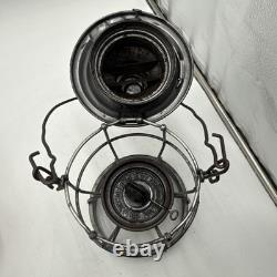 Vintage Adams & Westlake Lehigh Valley Railroad Weighted Base Lantern Frame Only