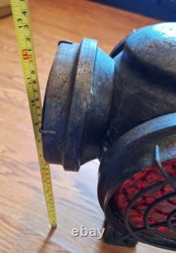Vintage Adlake 4-Way Reflex Railroad Signal Switch Lamp With Stone Guards Train