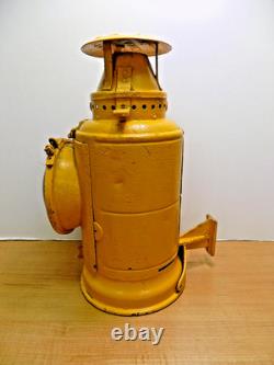 Vintage Adlake Chicago Non Sweating Lantern Railroad Lamp with Burner & Bracket