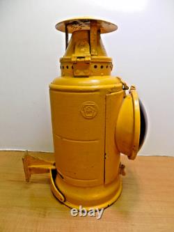 Vintage Adlake Chicago Non Sweating Lantern Railroad Lamp with Burner & Bracket