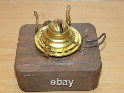 Vintage Adlake Chicago Non Sweating Lantern Railroad Lamp with Burner & Bracket