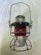 Vintage Adlake Kero Pennsylvania Railroad PRR Red Globe Lantern