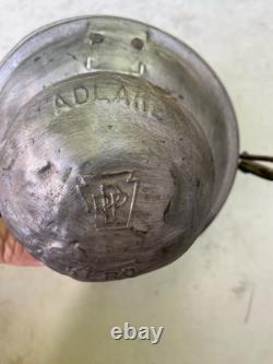 Vintage Adlake Kero Pennsylvania Railroad PRR Red Globe Lantern