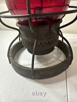 Vintage Adlake Kero Railroad Kerosene Lamp Train Light Lantern USA