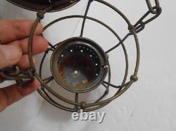 Vintage Adlake Kero Railroad Kerosene Lantern Lamp Light Red Globe
