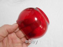 Vintage Adlake Kero Railroad Kerosene Lantern Lamp Light Red Globe