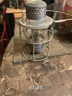 Vintage Adlake Kero Railroad Lantern & Clear Globe Train Lampscl