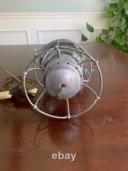 Vintage Adlake Kero Railroad Lantern Converted to Electric Lamp W Flicker Bulb