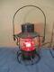Vintage Adlake Kero Railroad Lantern No. 200 Electric Lamp Light CNX Glass Globe