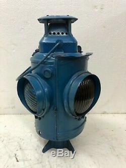 Vintage Adlake Lamp Latern Railroad Train Switch Signal Ccc&l Big Four