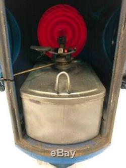 Vintage Adlake Lamp Latern Railroad Train Switch Signal Ccc&l Big Four