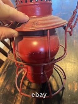 Vintage Adlake Metal Railroad Lantern withUSA, Antique