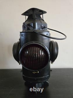 Vintage Adlake Michigan Central Railroad Switch Lamp Lantern MCR Complete Burner