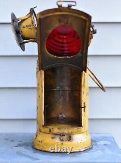 Vintage Adlake Non Sweat Pennsylvania Railroad Caboose Marker Lamp