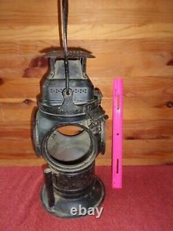 Vintage Adlake Non-Sweating 4 Way Railroad Signal Lamp Kerosene lantern Antique