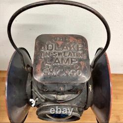 Vintage Adlake Non Sweating 4 Way Railroad Train Switch Lamp Lantern Chicago / Z