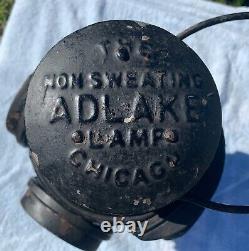 Vintage Adlake Non-Sweating 4 Way Railroad Train Switch Lamp W. M. Railroad