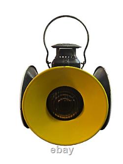 Vintage Adlake Non Sweating Lamp 4 Way Switch Railroad Lantern NICE