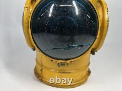 Vintage Adlake Non-Sweating Lamp Chicago 4 Lens RR Railroad Lantern USA