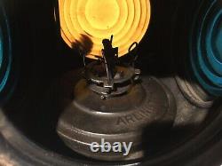 Vintage Adlake Non-Sweating Lamp Chicago, Railroad Signal Lantern, Early 1900s