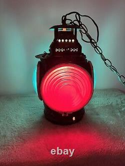 Vintage Adlake Non-Sweating Lamp Chicago Railroad Train Switch Lantern