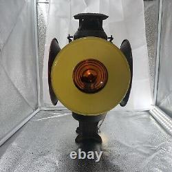 Vintage Adlake Non Sweating Lantern Antique Railroad Lamp Chicago, NICE