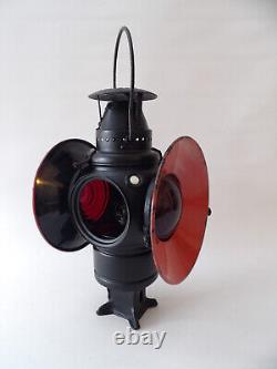 Vintage Adlake Non Sweating Lantern Antique Railroad Lamp Chicago, NICE