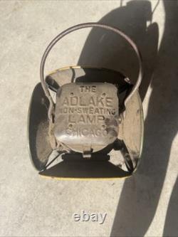Vintage Adlake Non Sweating Railroad Lamp